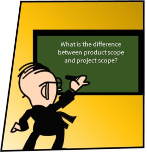 the difference between product scope and project scope